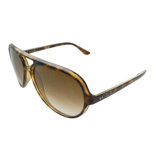 Ray-Ban レイバン RB4125 CATS 5000 ティアドロップ サングラス ブラウン系【中古】