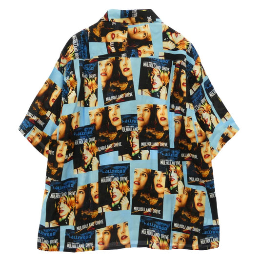 WACKO MARIA ワコマリア 26SS MD-WM-HI01 MULHOLLAND DRIVE S/S HAWAIIAN SHIRT TYPE-1 マルホランド・ドライブ ハワイアン アロハ 開襟 オープンカラー 半袖 シャツ Mサイズ ライトブルー系 M【新古品】【未使用】【中古】