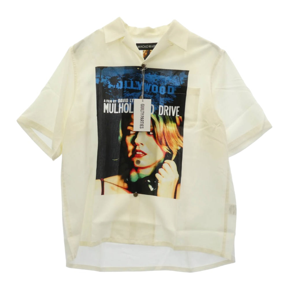 WACKO MARIA ワコマリア 26SS MD-WM-HI03 MULHOLLAND DRIVE S/S HAWAIIAN SHIRT TYPE-3 マルホランド・ドライブ ハワイアン アロハ 開襟 オープンカラー 半袖 シャツ イエロー系 M【新古品】【未使用】【中古】 WACKO MARIA ワコマリア 26SS MD-WM-HI03 MULHOLLAND DRIVE S/S