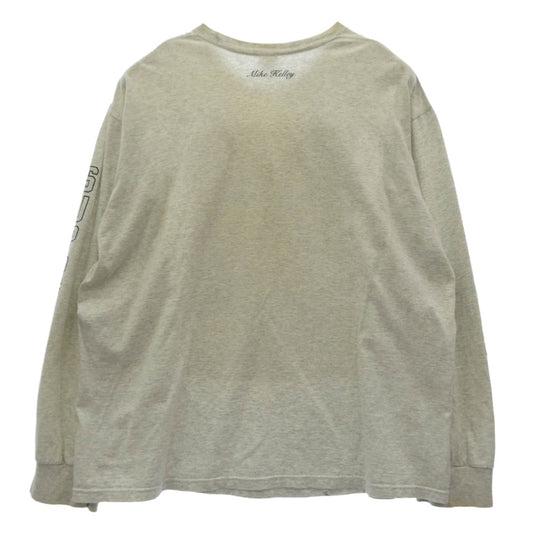 Supreme シュプリーム 18AW × mike kelley Ahh…Youth! L/S Tee マイク ケリー ロングスリーブ 長袖 カットソー ホワイト系 XL【中古】