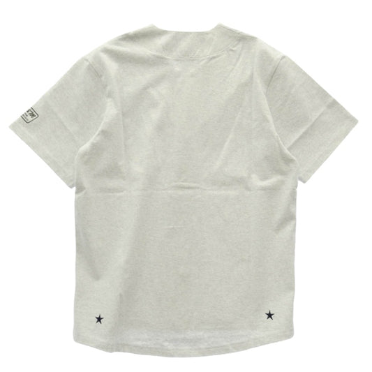 26ss 26MMT16 CUSTOM PERFORMANCE COTTON BASEBALL SHIRT ベース ボール シャツ グレー系 M【新古品】【未使用】【中古】