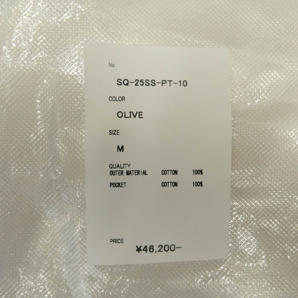 SEQUEL シークエル 25SS BDU PANTS カーゴ パンツ カーキ系 M【新古品】【未使用】【中古】