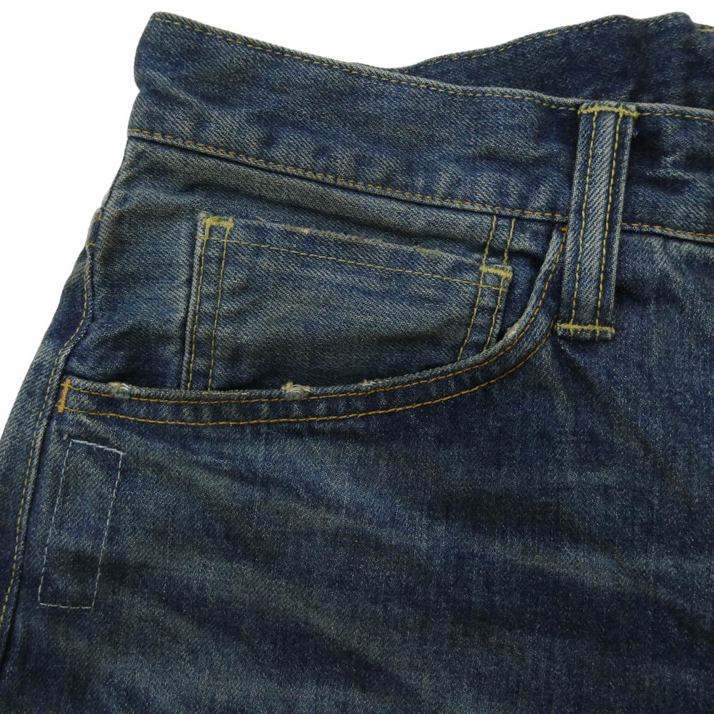 SEQUEL シークエル FRAGMENT DESIGN フラグメントデザイン × FRAGMENT フラグメント SQ-25AW-PT-08 PANTS デニム パンツ インディゴブルー系 M【新古品】【未使用】【中古】