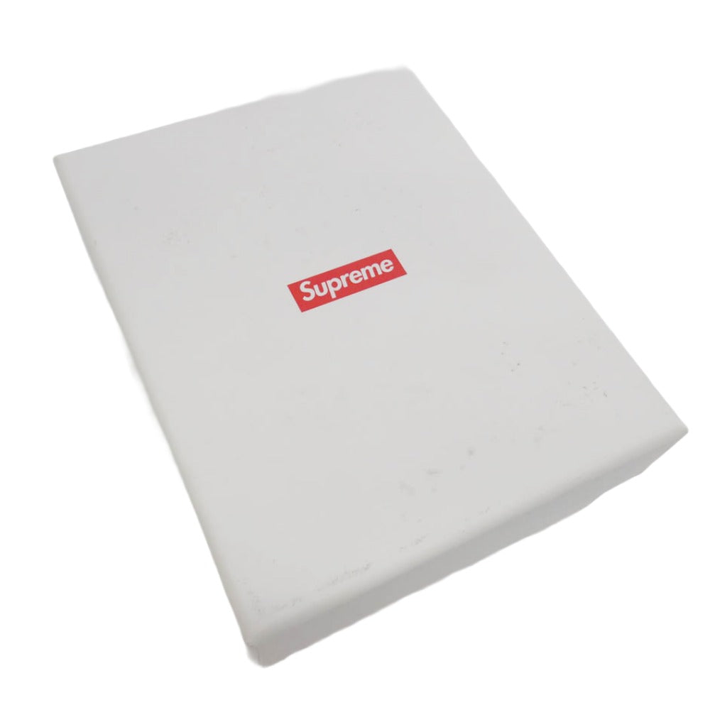 Supreme シュプリーム 22SS Repeat Leather Belt リピート ロゴ レザー ベルト モスグリーン系 S/M【美品】【中古】