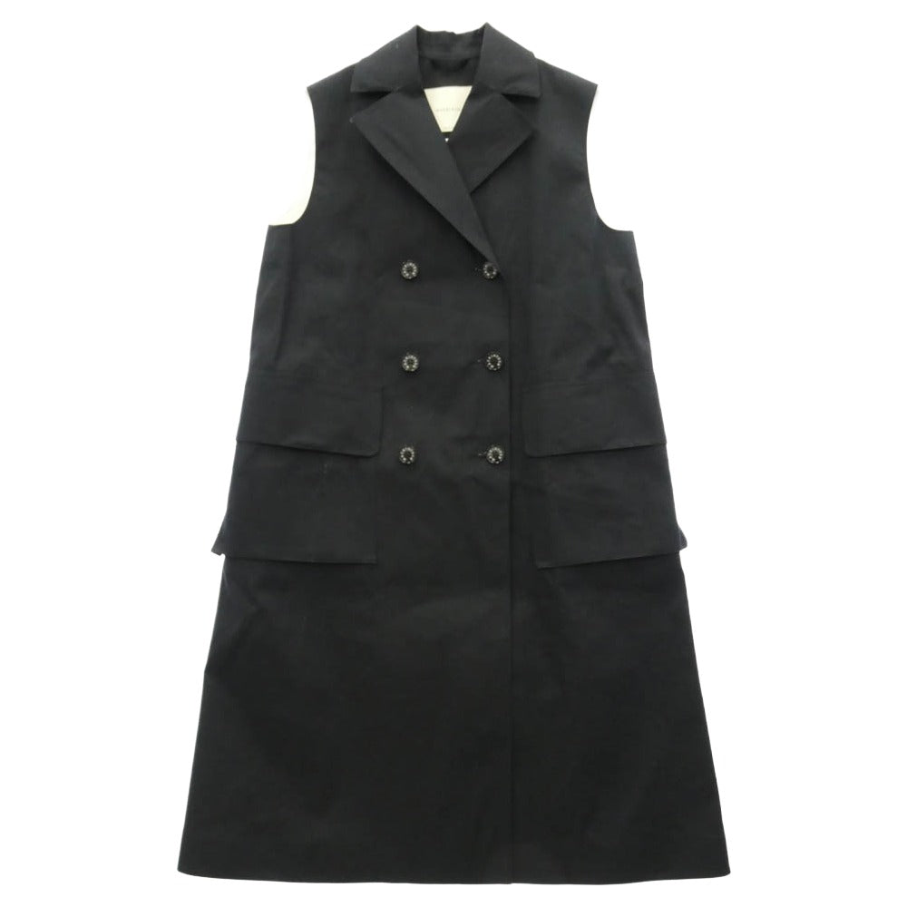 Mackintosh マッキントッシュ L232RO1049ULIDJ 英国製 TULLOCH ゴム引き コットン スリーブレス コート ダークネイビー系 6【中古】