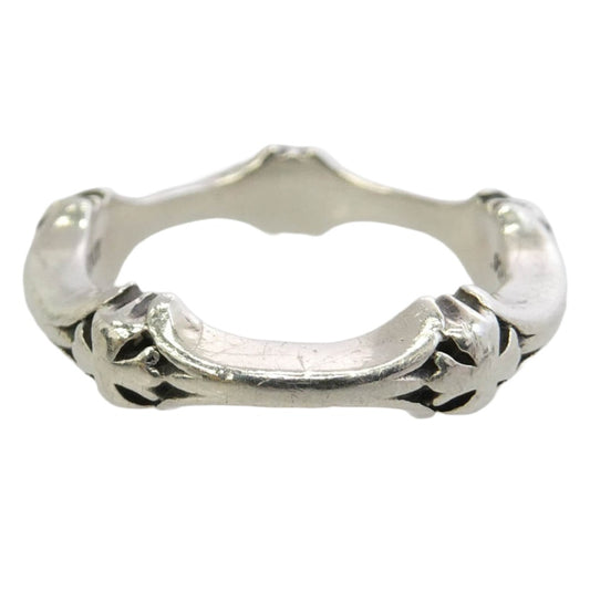 CHROME HEARTS クロムハーツ(原本有) PLUS AND BONE RING プラスアンドボーン リング シルバー系 12号【中古】