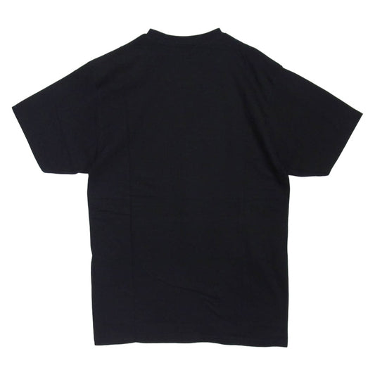 STUSSY ステューシー SOPHNET. ソフネット 3902839 x sophnet 35周年記念コラボ Embroidery Tee フロント ロゴ 刺繍 Tシャツ ソフネット 半袖カットソー ブラック系 M【新古品】【未使用】【中古】