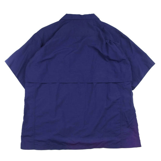 ゴフクセイ SUPPLEX NBDU OPEN COLLAR SHIRTS 半袖 オープンカラー シャツ パープル系【中古】