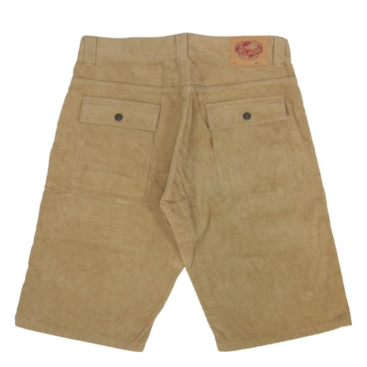 JELADO ジェラード JP72309 Corduroy Bush Shorts コーデュロイ ブッシュ ショーツ ショートパンツ ベージュ系 34【美品】【中古】