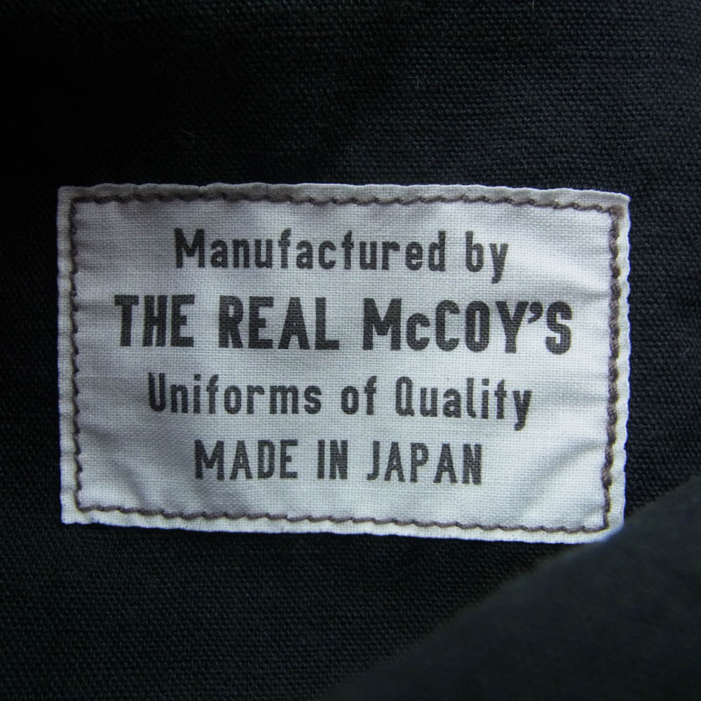 The REAL McCOY'S ザリアルマッコイズ MS21007 JUNK FORCE BLACK PAJAMA SHIRT ジャンクフォース ブラック パジャマ シャツ ブラック系 M【中古】