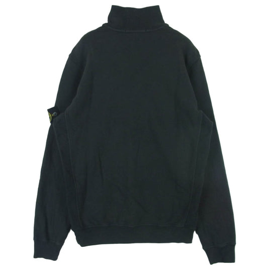 STONE ISLAND ストーンアイランド 24AW 811563420 Half Zip Sweatshirt ワッペンロゴ付き ハーフジップ スウェット チャコール系 S【中古】