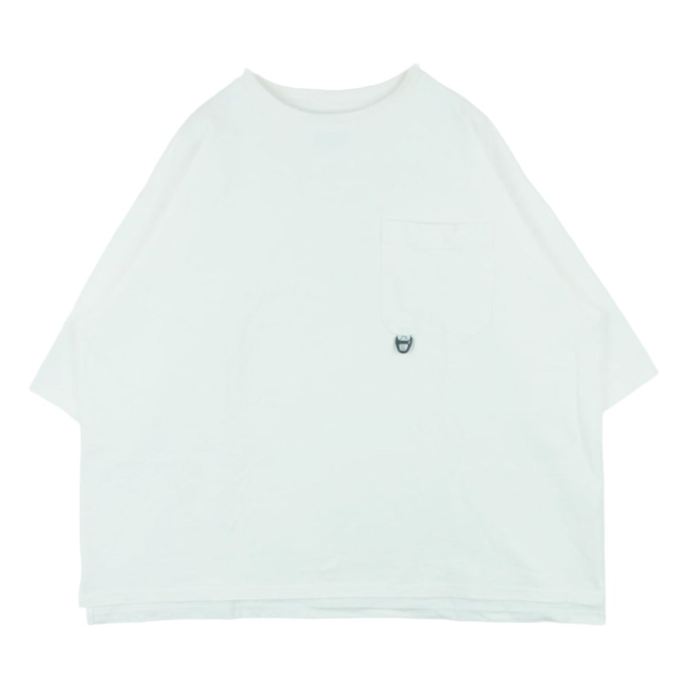 CMF OUTDOOR GARMENT シーエムエフアウトドアガーメント CMF2401-C09J SLOW DRY POCKET TEE ポケット Tシャツ 半袖 カットソー ホワイト系 L【中古】