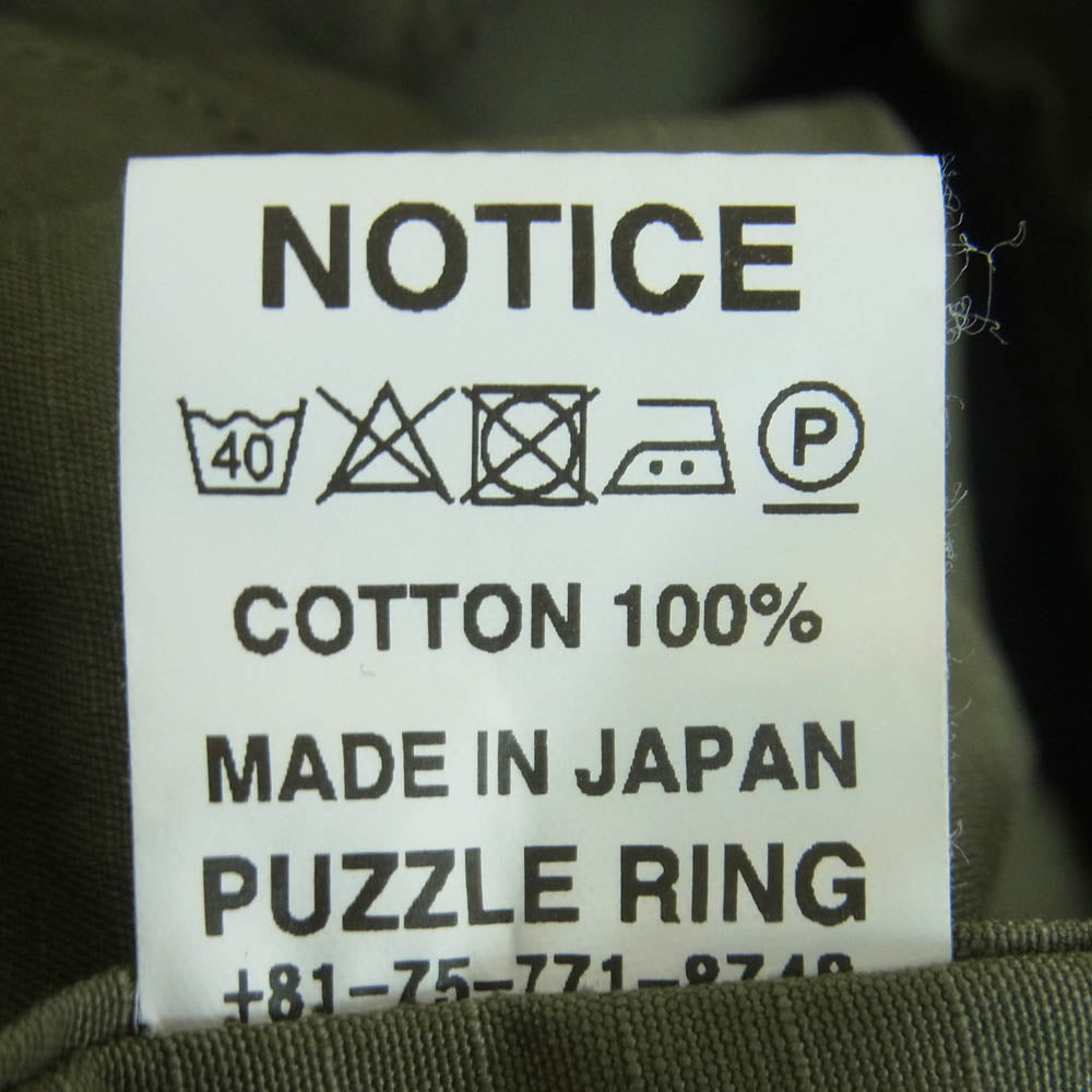 ササフラス OVERGROWN FATIGUE JACKET オーバーグローン ファティ―グ ミリタリー ジャケット リップストップ カーキ系 グレイッシュカーキ系 M【中古】
