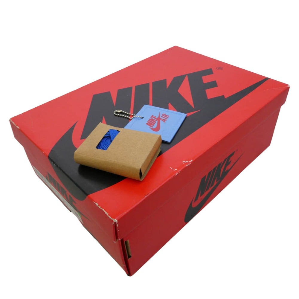 NIKE ナイキ FD2596-700 Women's Air Jordan 1 High OG Game Royal and Varsity Maize ウィメンズ エアジョーダン1 ハイカットスニーカー イエロー系 ブルー系 26cm【中古】