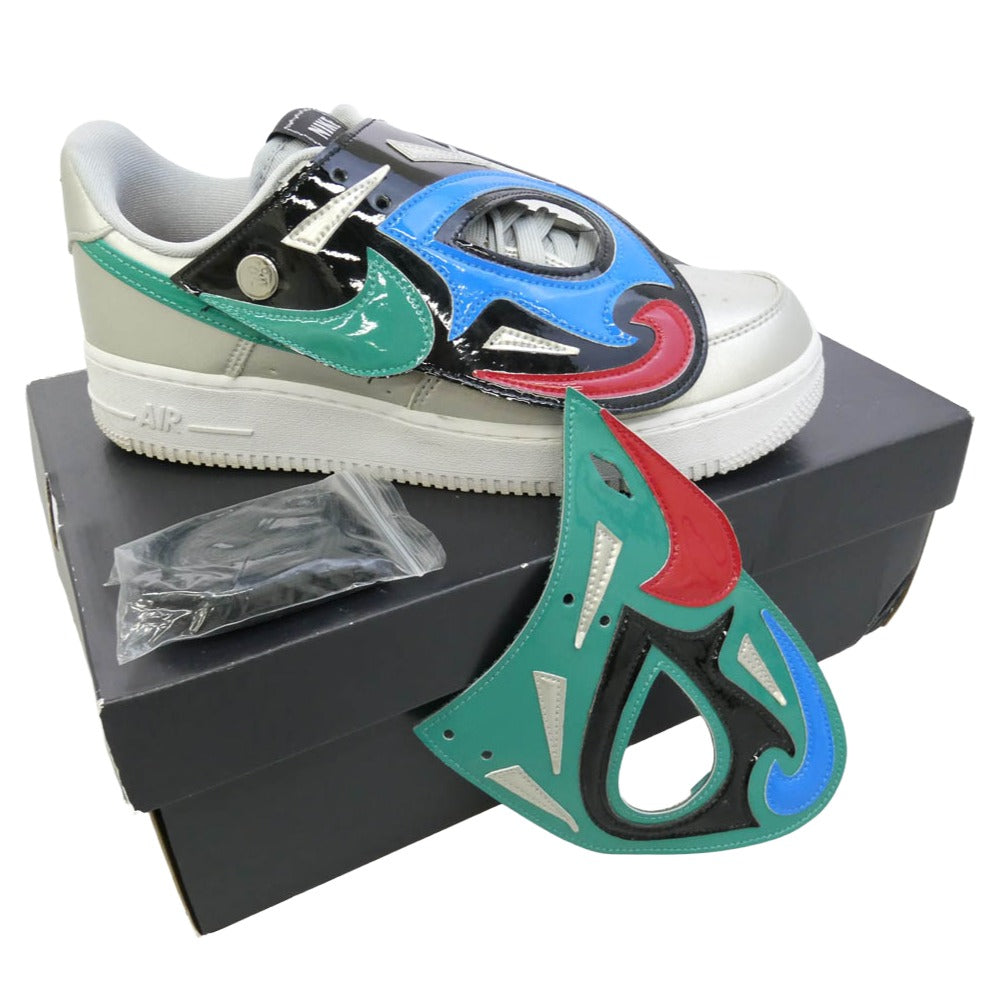 NIKE ナイキ DM6177-095 Air Force 1 low Lucha Libre エアフォース1 ロー ルチャリブレ ローカット スニーカー 着脱可付属 パーツ付 シルバー系 27.5cm【中古】
