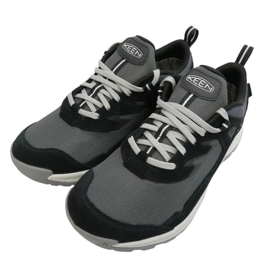 KEEN キーン 1030353 HIGHTRAIL WP ハイトレイル ウォータープルーフ スニーカー トレッキング アウトドアシューズ グレー系 ブラック系 26.5cm【極上美品】【中古】