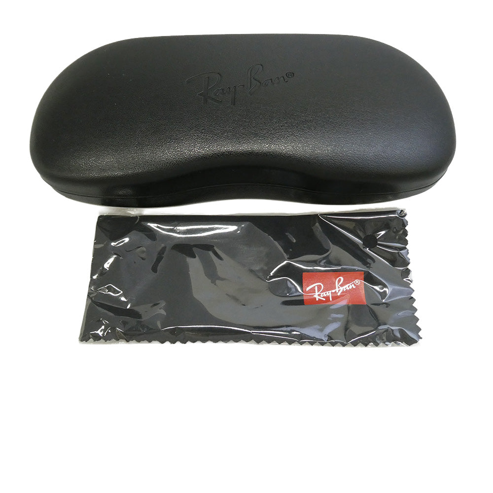 Ray-Ban レイバン RB5345D-2000 OPTICS スクエアデザイン アジアンフィット 眼鏡 メガネ アイウェア 度入り フレーム:ブラック系 レンズ:クリア 53□18 145【中古】