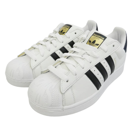 adidas アディダス BEAMS ビームス JR4422 × BEAMS Superstar 2 ビームス スーパースター 2 スニーカー ホワイト系 26.5cm【新古品】【未使用】【中古】