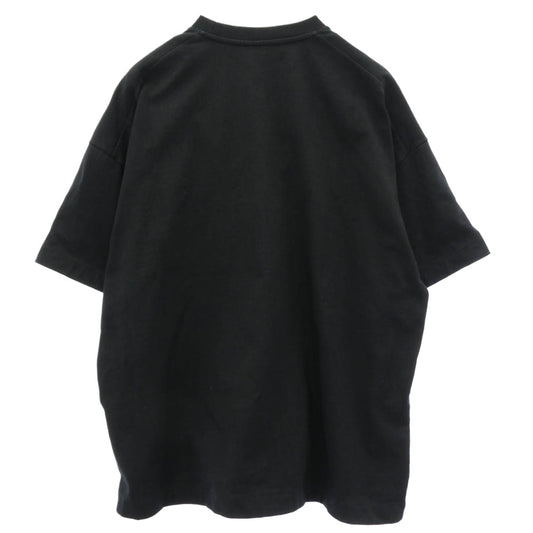 JIL SANDER ジルサンダー 24AW J21GC0168 J20243 フロントロゴプリント オーバーサイズ Tシャツ 半袖 カットソー ブラック系 S【中古】