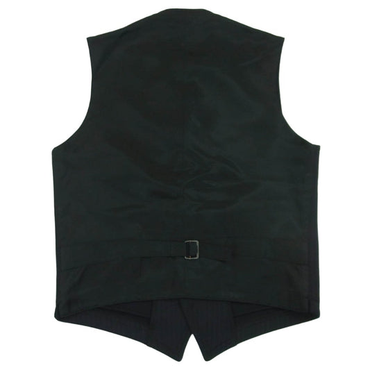 JUNYA WATANABE COMME des GARCONS MAN ジュンヤワタナベコムデギャルソンマン 16AW WR-V001 裏使い エステル ウール ストライプ ベスト ジレ ダークネイビー系 ブラック系 S【中古】