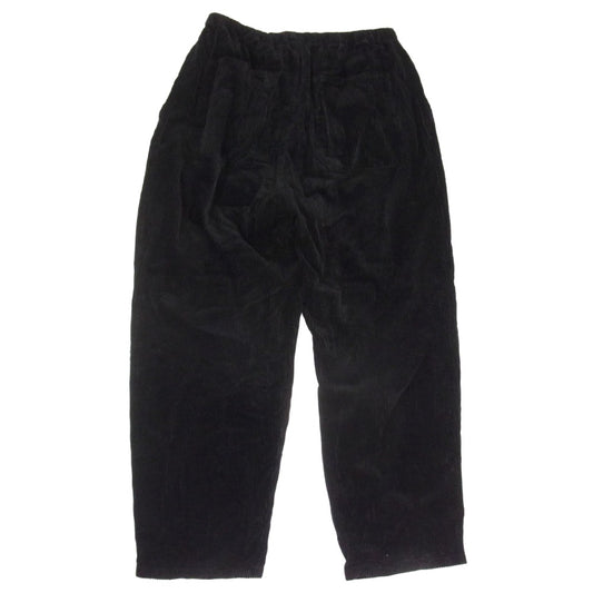 COMOLI コモリ 24AW A03-03018 コーデュロイ ドローストリング パンツ ブラック系 2【中古】