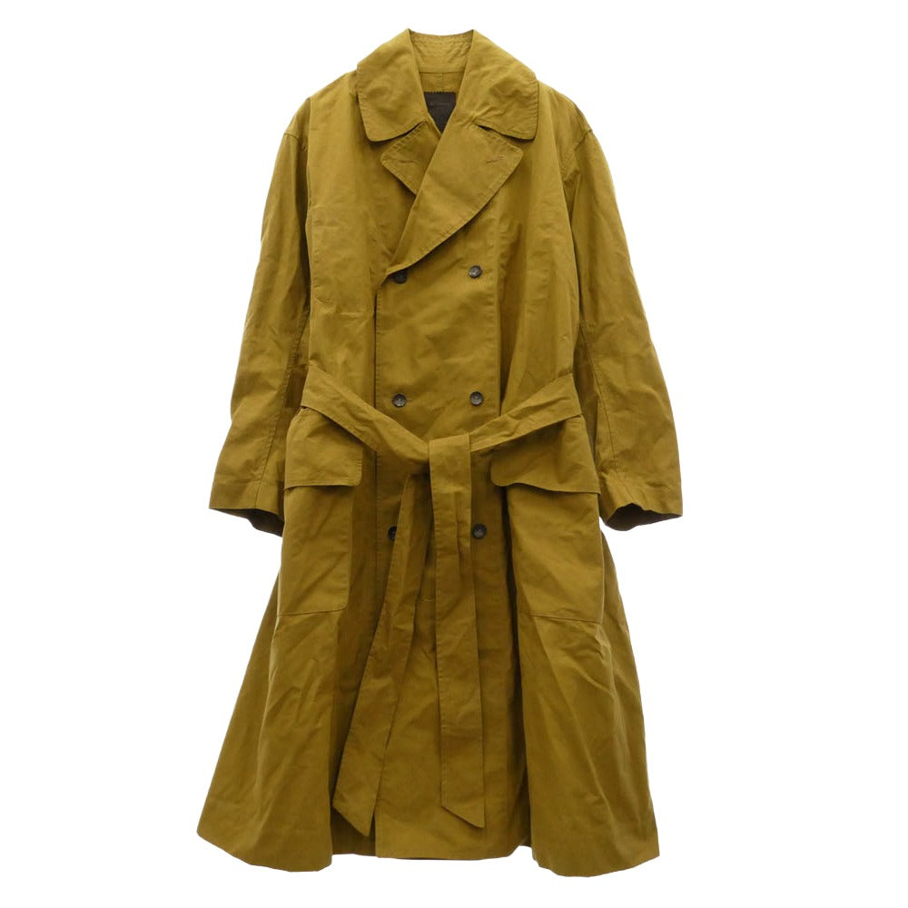 シェ ヴィダレンク CHEZ VIDALENC Coat Mac Cotton Sailor コート マック コットン セーラー コート トレンチコート カーキ系 3【中古】 シェ ヴィダレンク Coat Mac Cotton Sailor コート マック コットン