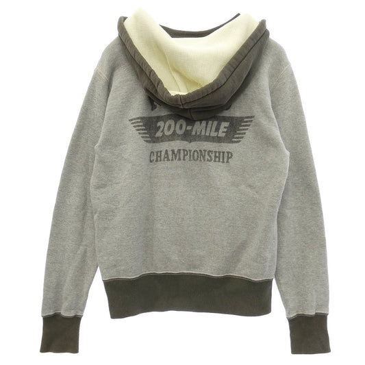 TOY'S McCOY トイズマッコイ TMC1757 ATTACHED HOOD SWEAT PARKA アタッチド フード スウェット 後付け プルオーバー パーカー グレー系 38【中古】