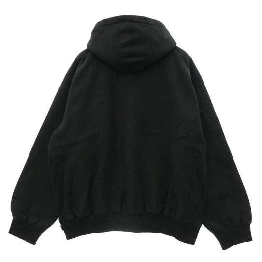 Supreme シュプリーム 25SS Reverse Hooded Sweatshirt リバース フーディー パーカー Lサイズ ブラック系 L【極上美品】【中古】