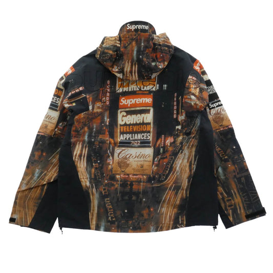 Supreme シュプリーム THE NORTH FACE ノースフェイス 22AW NP52207I x The North Face ザノースフェイス Taped Seam Shell Jacket Times square テープド シーム シェル ジャケット タイムズスクエア Lサイズ ネイビー系 L【美品】【中古】