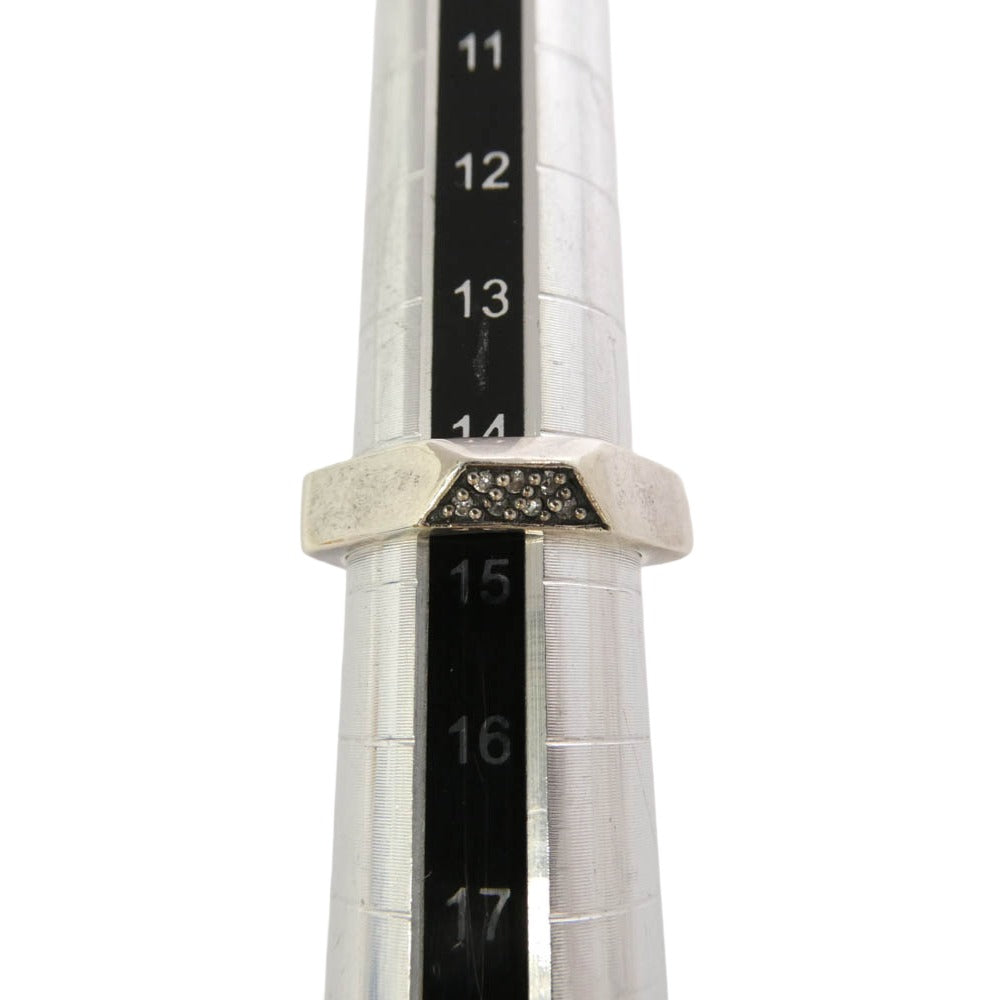 ケト ナット 六角 リング シルバー系 14.5号【中古】