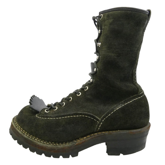 WESCO ウエスコ BK110100 Custom Jobmaster カスタム ジョブマスター ワーク ブーツ カーキ系 ブラック系 8 1/2E【中古】