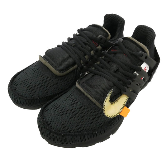 NIKE ナイキ OFF-WHITE オフホワイト AA3830-002 【フェイクバスターズ鑑定済】× Off-White オフホワイト Air Presto Black エアプレスト ローカットスニーカー ブラック系 26cm【新古品】【未使用】【中古】