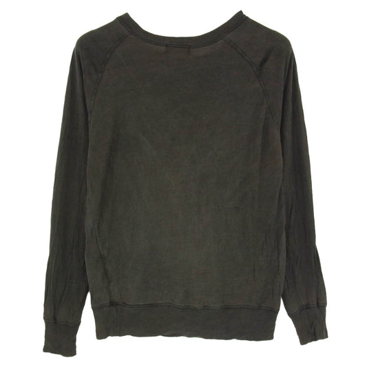 HYSTERIC GLAMOUR ヒステリックグラマー 01173CL10 ヒスガール プリント ラグランスリーブ ロングスリーブ Tシャツ 長袖 カットソー グレー系 FREE【中古】