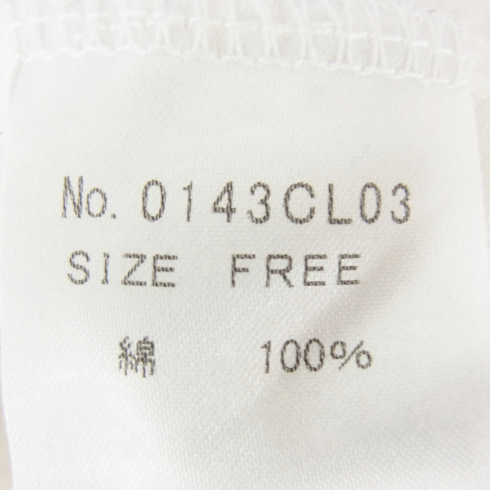 HYSTERIC GLAMOUR ヒステリックグラマー 0143CL03 ヒスガール プリント ロングスリーブ Tシャツ 長袖カットソー ホワイト系 FREE【中古】