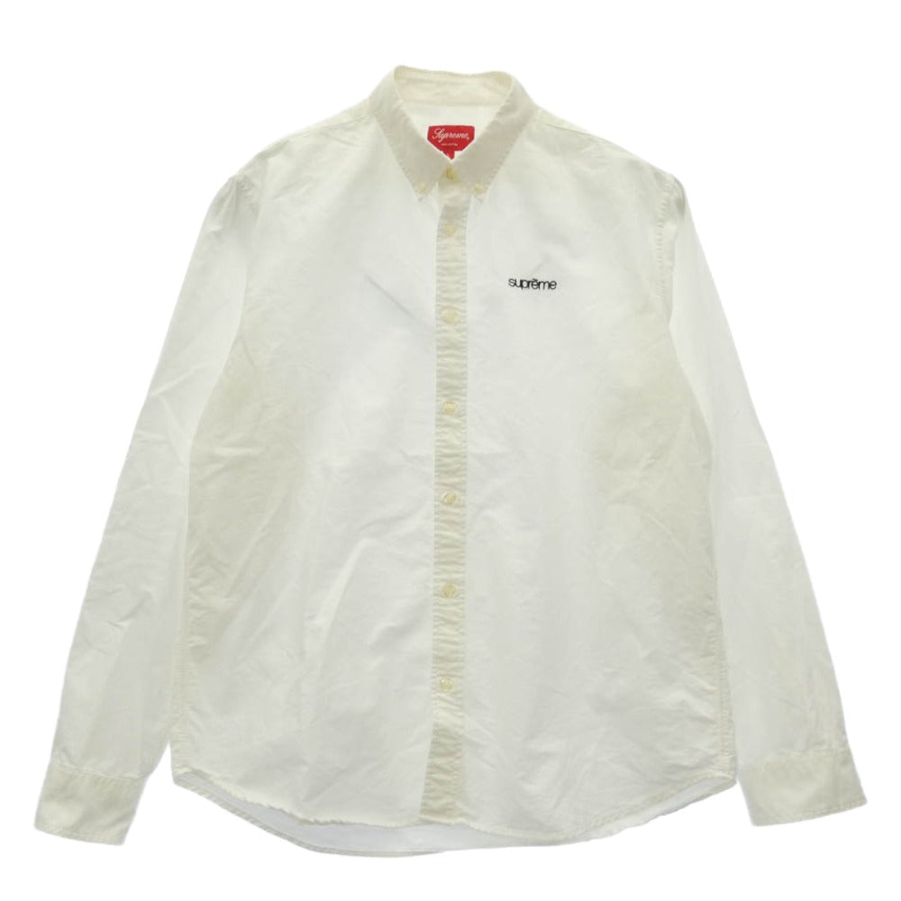 【希少Sサイズ】18SS Supreme Washed Twill Shirt Supreme シュプリーム 18SS Washed Twill Shirt ウォッシュド ツイル