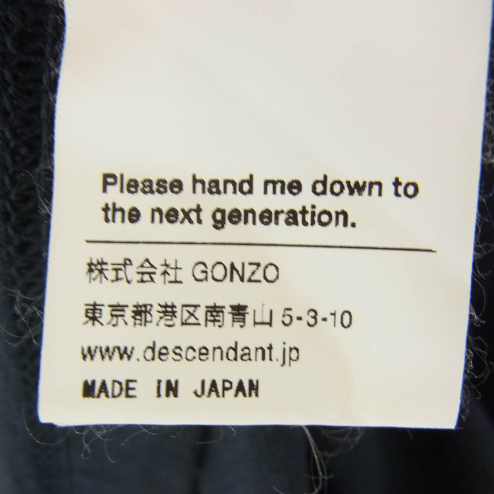 DESCENDANT ディセンダント 24SS Team SS チーム ロゴ プリント 半袖 Tシャツ ネイビー系 2【中古】