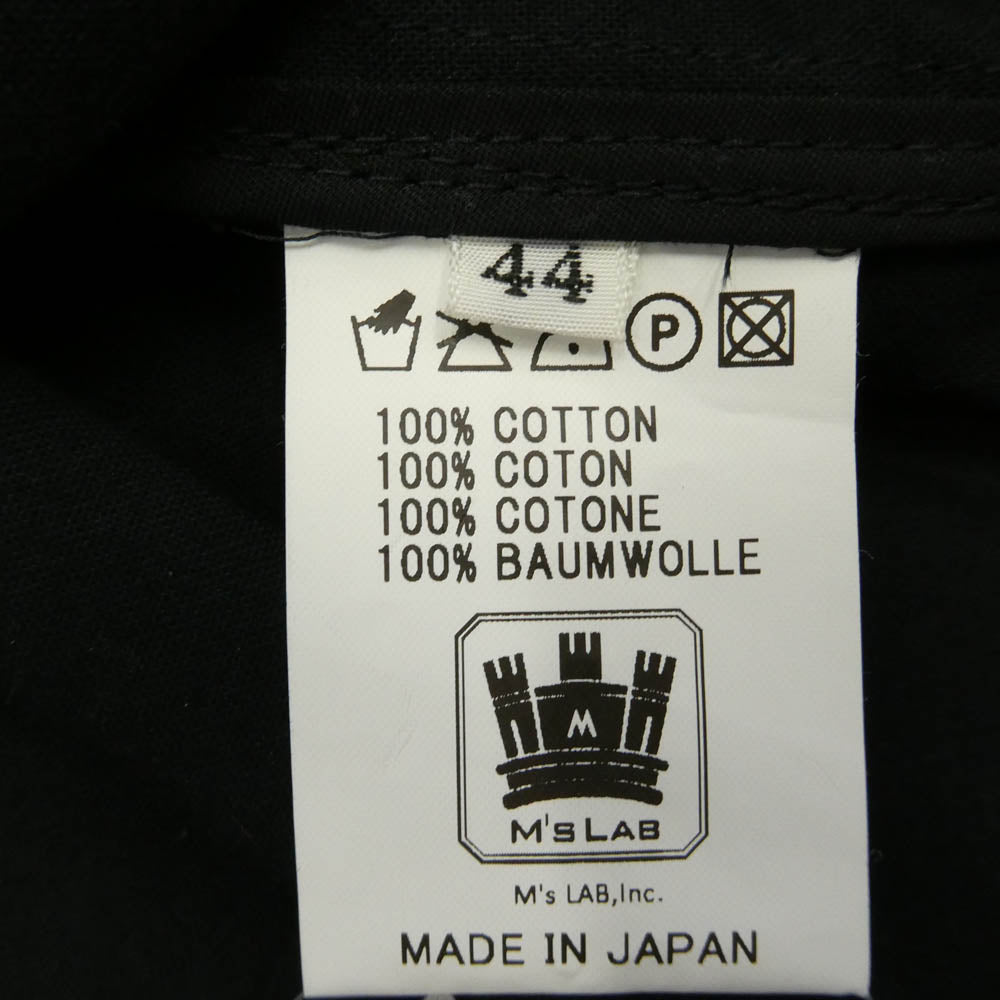 ブレナ collarless jacket ノーカラー カラーレス ジャケット ブラック系 44【中古】