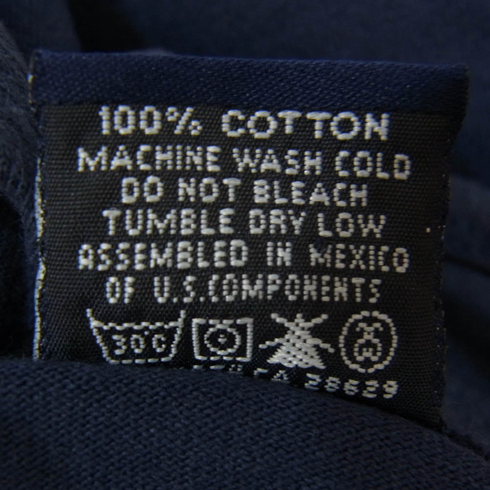 STUSSY ステューシー 00s S ロゴ プリント タンクトップ ネイビー系 S【中古】
