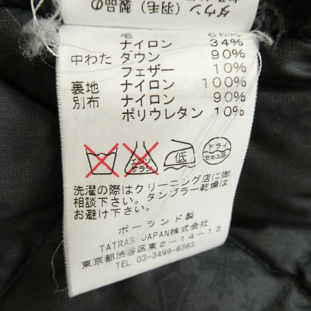 TATRAS タトラス 14AW MTA15A4304 ATELIER LINE アトリエライン ペイズリー ダウン コート ブラック系 03【中古】