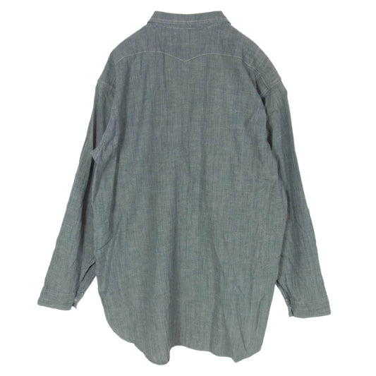 Levi's リーバイス PC9-34497-0004 LVC Vintage Clothing SUN SET ヴィンテージ クロージング サンセット プルオーバー シャツ インディゴブルー系 M【中古】