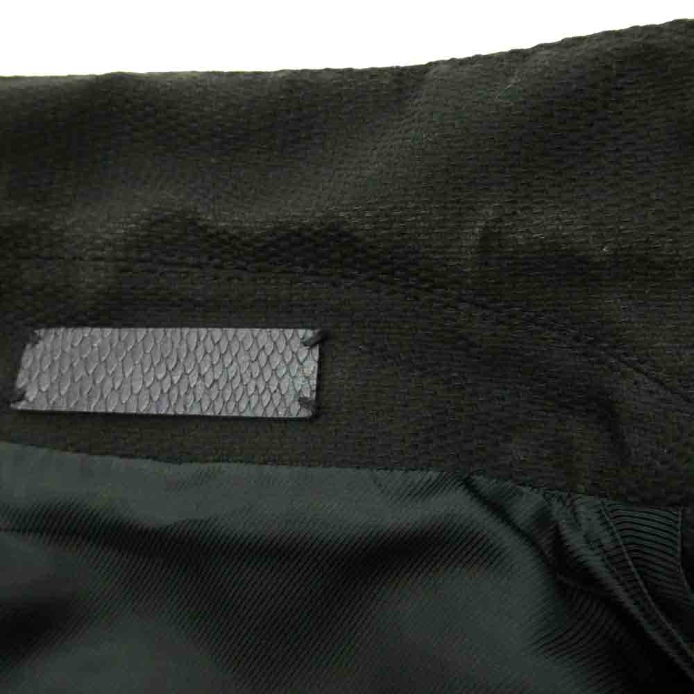 イフシックスワズナイン JK-REPTILE 0322M ナローラペル 変形 アシンメトリー テーラード ジャケット ブラック系 1【中古】