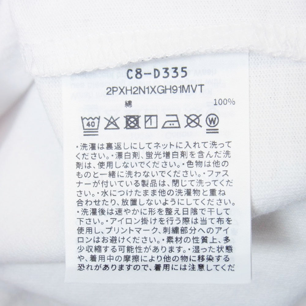 WACKO MARIA ワコマリア Champion チャンピオン 26SS × CHAMPION HEAVY WEIGHT T-SHIRT チャンピオン ヘビーウェイト ロゴT シャツ ホワイト系 S【中古】