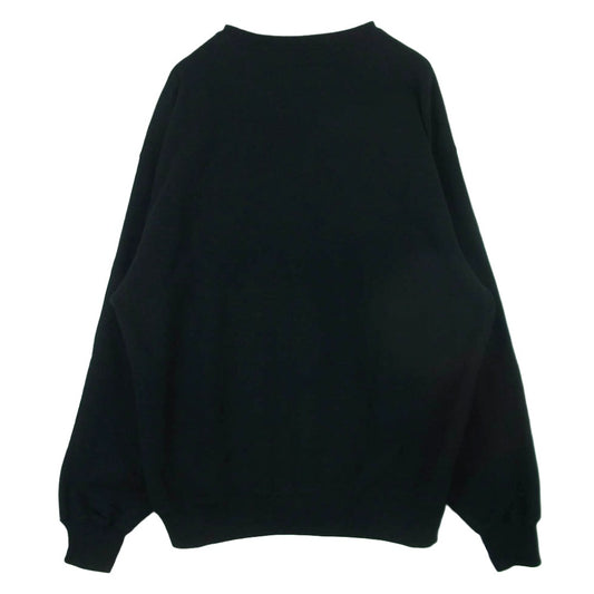 WACKO MARIA ワコマリア 26SS 26SS-WMC-SS06 WASHED MIDDLE WEIGHT CREW NECK SWEAT SHIRT クルーネック スウェット ブラック系 M【中古】