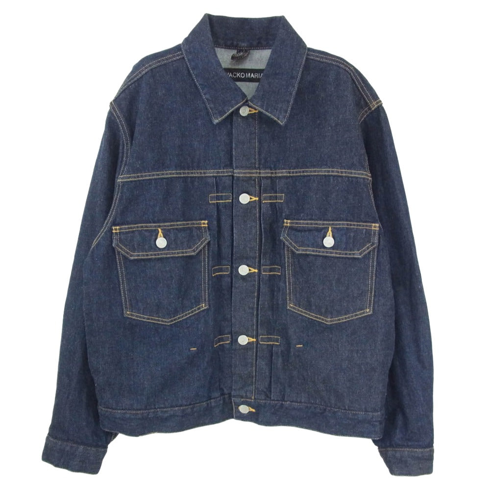 【瀬戸大橋店】 中古 WACKOMARIA | ワコマリア デニム DENIM TRUCKER JACKET 26SS-WMO-BL07 インディゴ サイズ：XXL 【96】 WACKO MARIA ワコマリア 26SS 26SS-WMO-BL07 TRUCKER JACKET