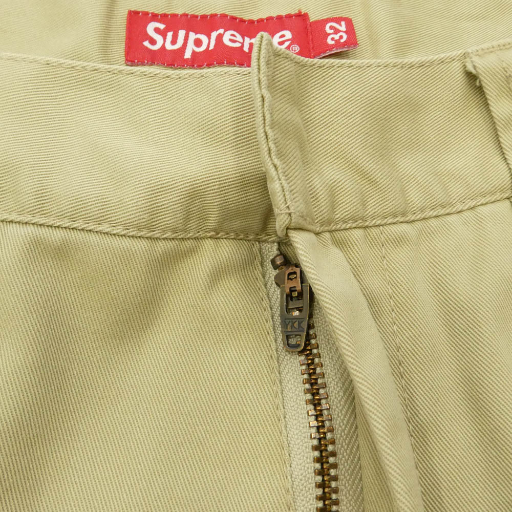 Supreme シュプリーム Chino Work Pants ピスタグ チノ ワーク パンツ チノパン 32 ベージュ系 32【中古】