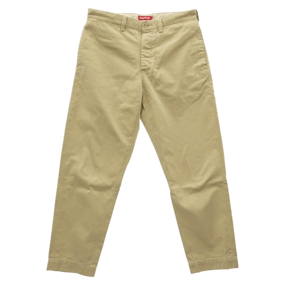 Supreme シュプリーム 24SS Chino Work Pants バックポケット ロゴ刺繍