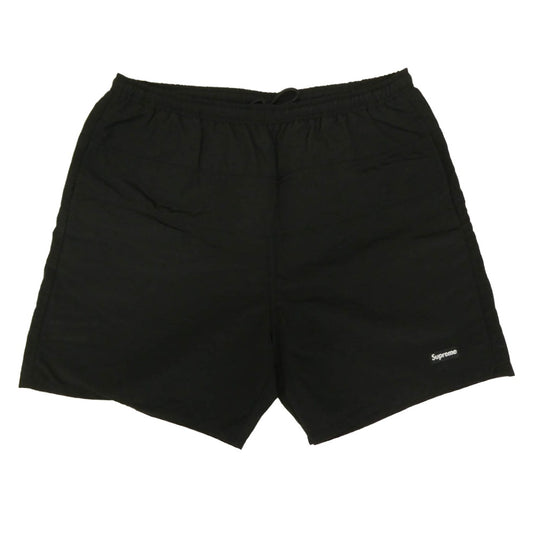 Supreme シュプリーム 17SS Split Logo Water Short ウォーター ショーツ スプリット ロゴ スイム ショート パンツ 刺繍ロゴ ブラック系 M【中古】