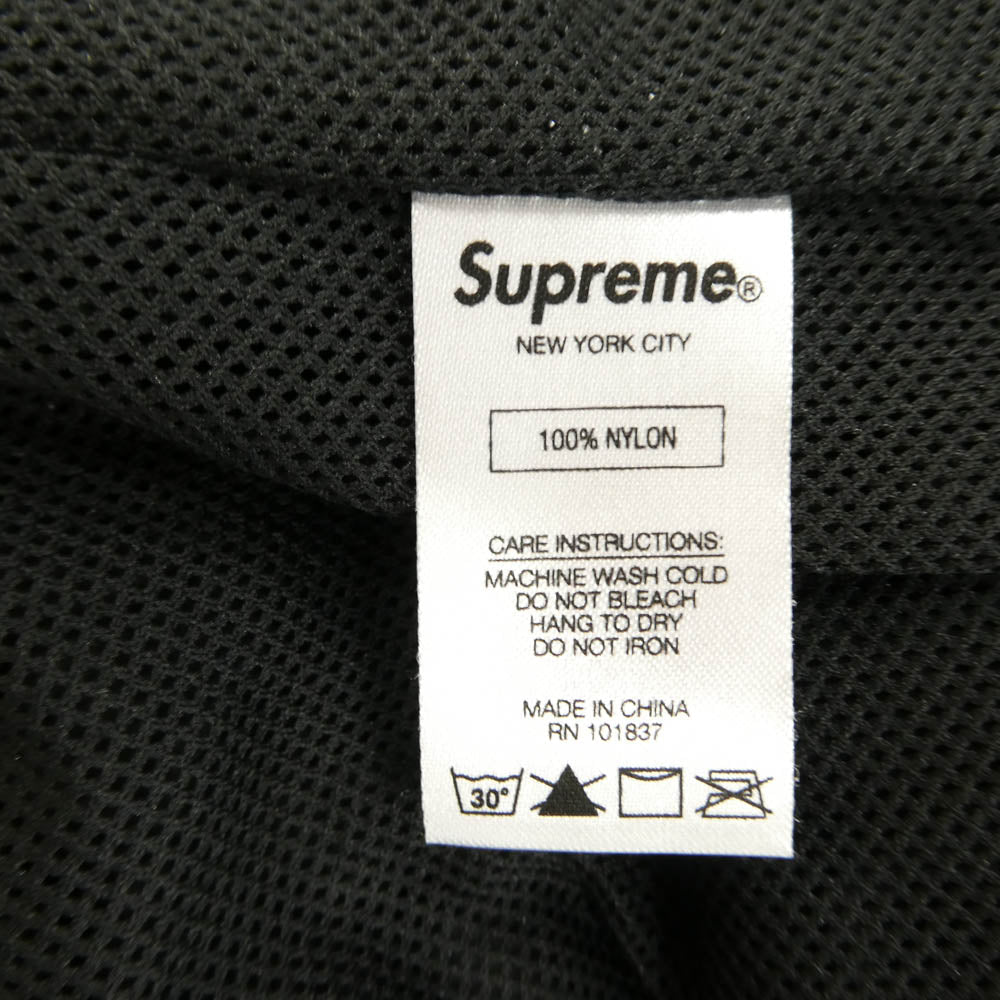 Supreme シュプリーム 17SS Split Logo Water Short ウォーター ショーツ スプリット ロゴ スイム ショート パンツ 刺繍ロゴ ブラック系 M【中古】