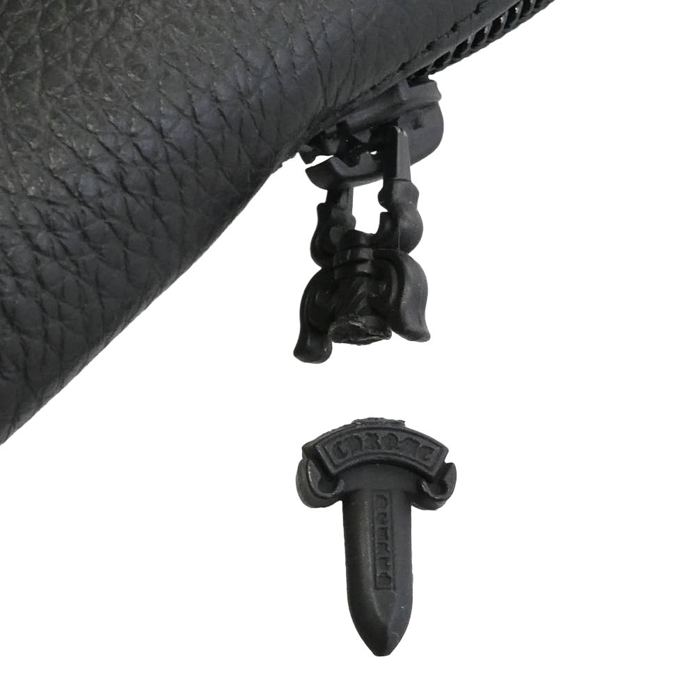 CHROME HEARTS クロムハーツ(原本無) レザー ダガージップ 眼鏡ケース アイウェアケース ブラック系【中古】