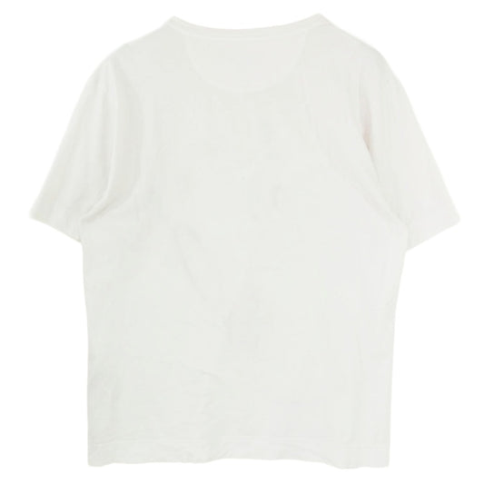 FENDI フェンディ 21SS 12CPF-21-604 エンブロイダリー 半袖 Tシャツ カットソー オフホワイト系 M【中古】